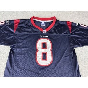 Houston Texans David Carr Football Jersey NFL ~ YOUTH XL 18 20 Mesh Home Blue